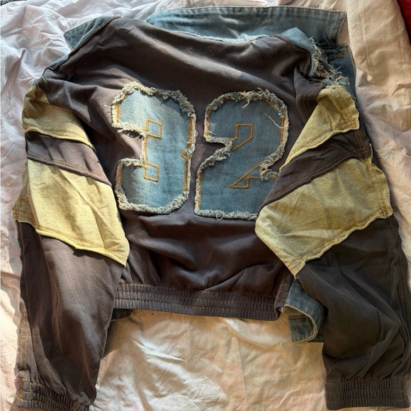 POL Multicolor Patchwork Denim Jacket - Picture 2 of 4